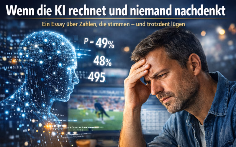 Wenn die KI rechnet und niemand nachdenkt